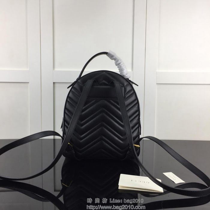 GUCCI古馳 新款 專櫃品質 頂級原單 476671 克色 女款 雙肩包HY1404